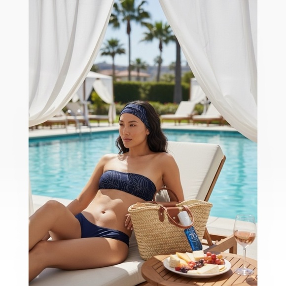 Ltd Ed: new Rachel Pally for Shopbop ?Stretch Jersey Headband ?Navy Metallic main image 5